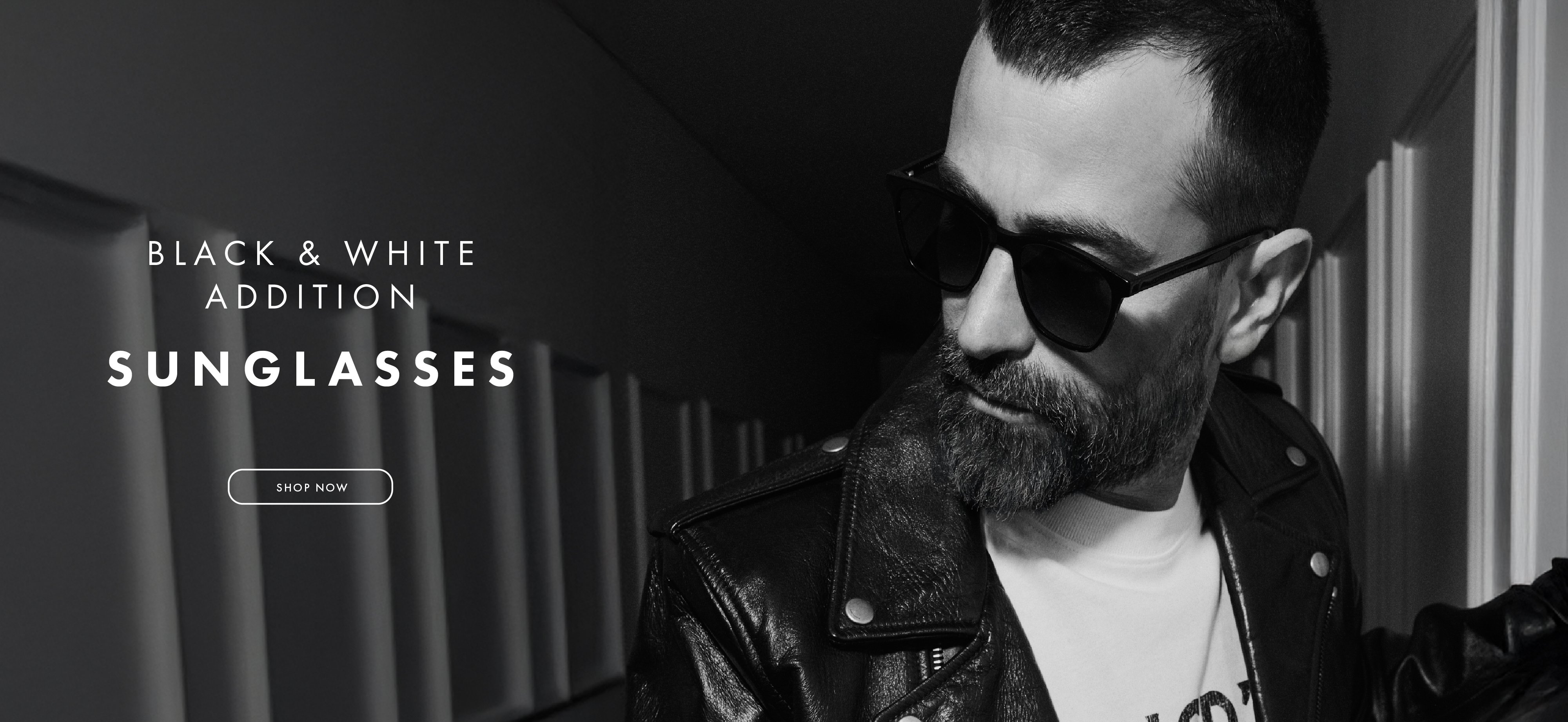 BLACK&WHITE ADDITION SUNGLASSES