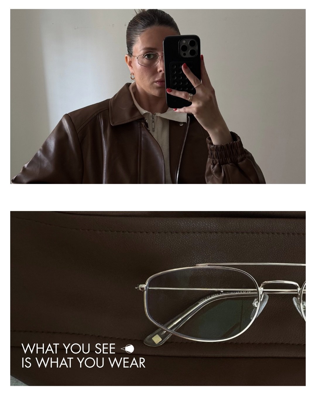 What You See, Is What You Wear X @nofar_elbaz 👓
#NeverStopChanging